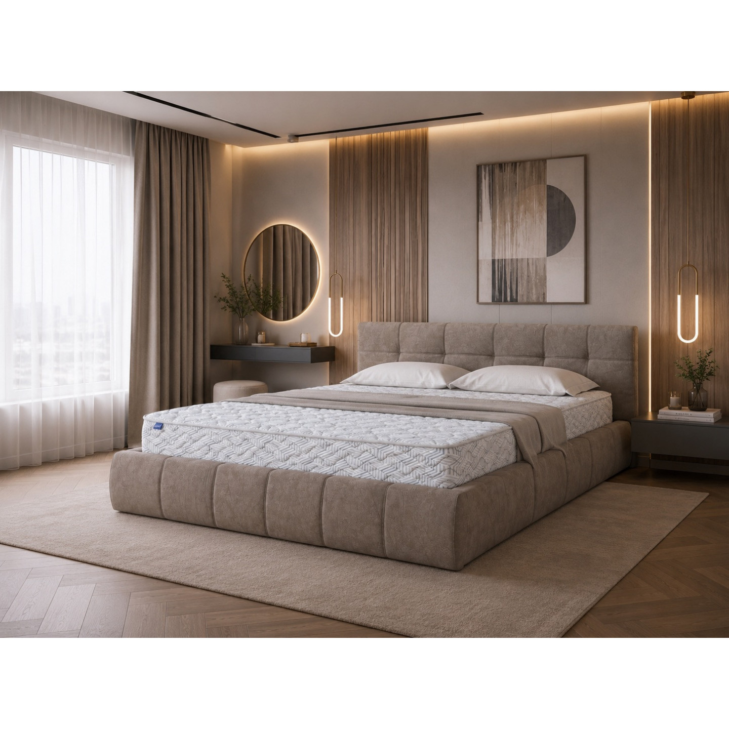 Комплект кровать Varna + матрас Aura Light M — купить в Витебске | Царский сон