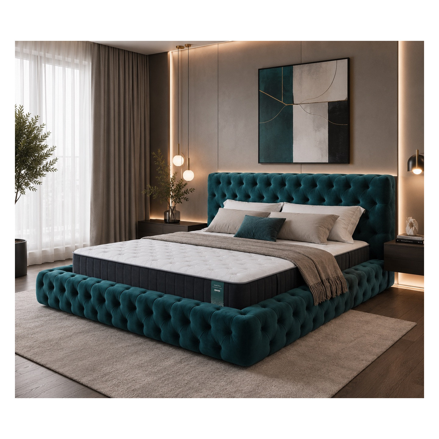 Комплект кровать Ника + матрас Prestige Plus Medium— купить в Витебске | Царский сон