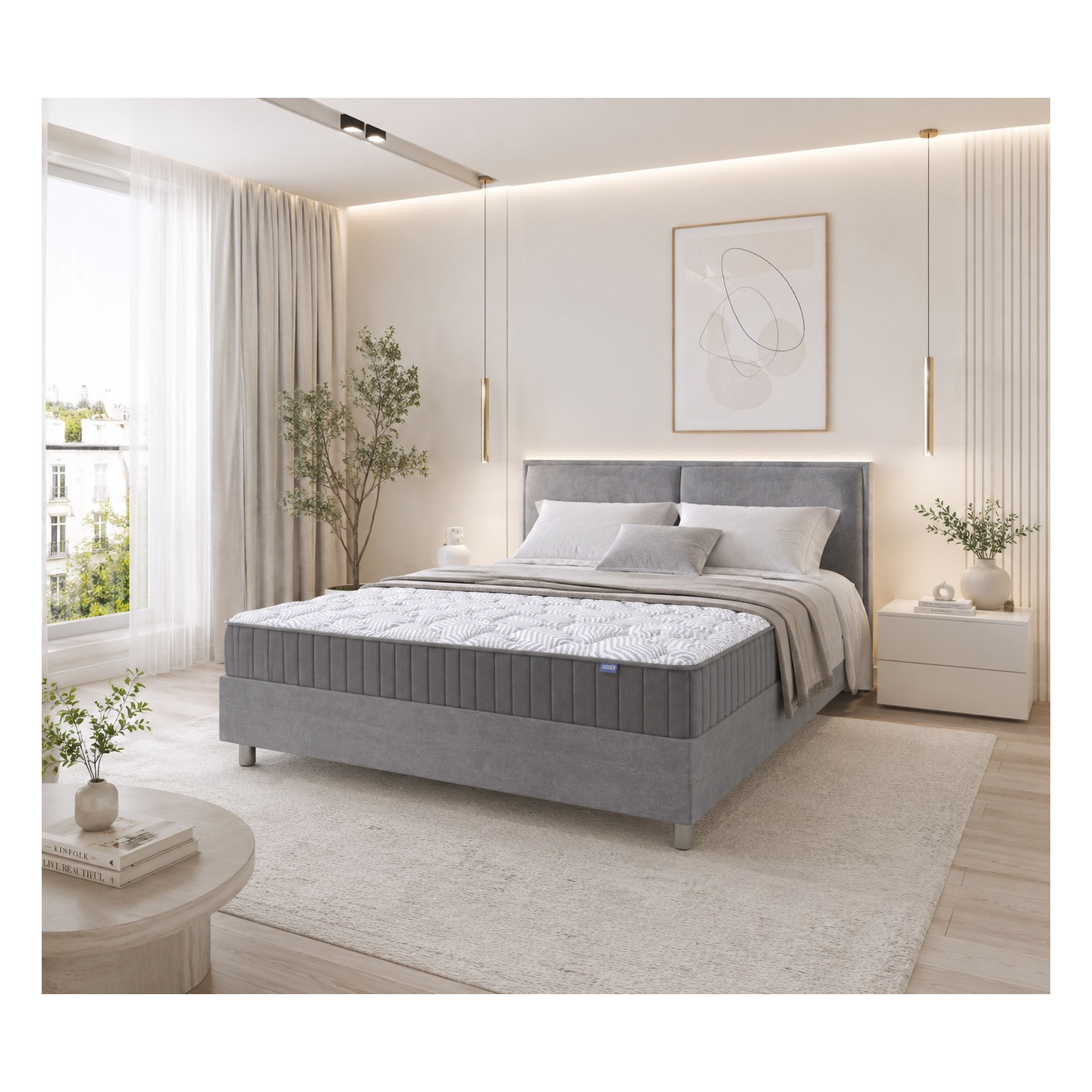 Комплект кровать Pansy + матрас Essense Duo M/F — купить в Витебске | Царский сон