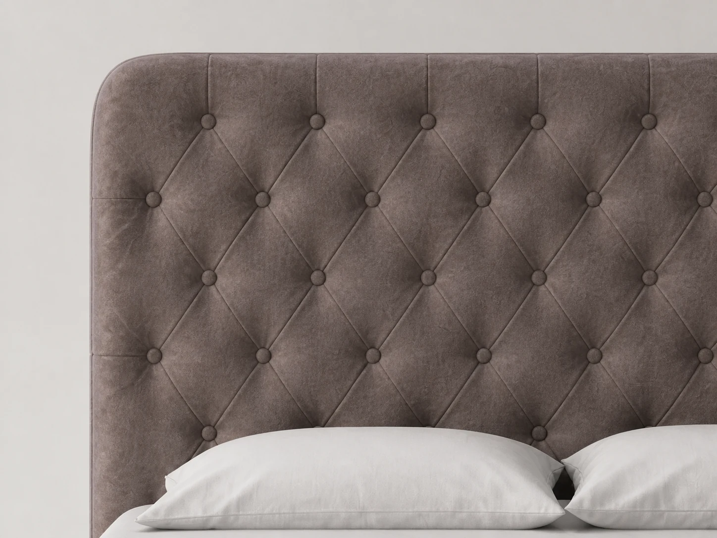 Высокое изголовье Classic Large с каретной стяжкой