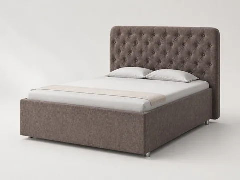 Кровать Classic Large в ткани Gratta 8 Брауни