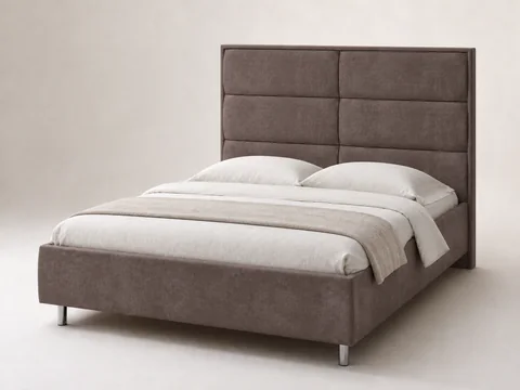 Кровать Heaven в ткани Casa Кофейный