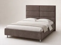 Кровать Heaven в ткани Casa Кофейный — общий вид