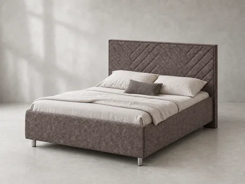 Кровать Lily в ткани Gratta 7 Жареный миндаль